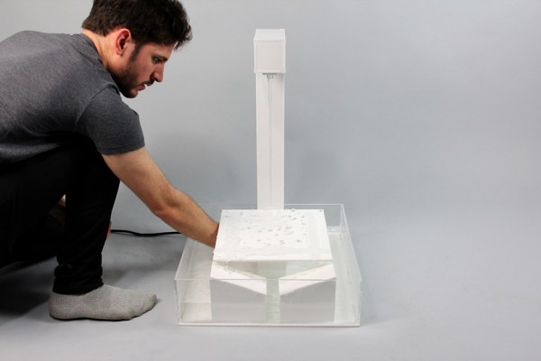 Superhydrophobic Fountain by Arthur Carbott