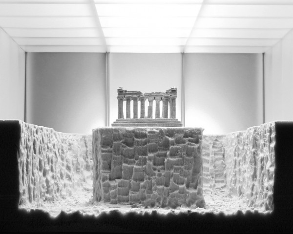Athens is a ruin graduate conceptual architecture at the royal college of art by Kit Silby Harris