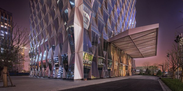 Beijing Greenland Centre by skidmore Owings and Merill is a 55 storey tower with prism-like glass cladding