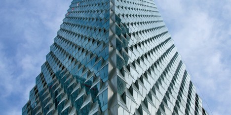 Beijing Greenland Centre by skidmore Owings and Merill is a 55 storey tower with prism-like glass cladding