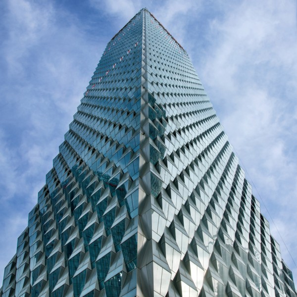 Beijing Greenland Centre by skidmore Owings and Merill is a 55 storey tower with prism-like glass cladding