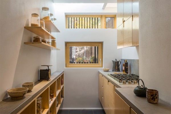 Blurring Boxes residential extension in Brooklyn, New York City, USA by Architensions. Photograph by Cameron Blaylock