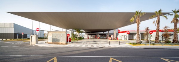 Bus station in Santa Pola, Spain designed by Manuel Lillo and Emilio Vicedo