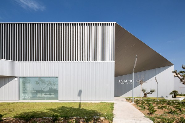Bus station in Santa Pola, Spain designed by Manuel Lillo and Emilio Vicedo
