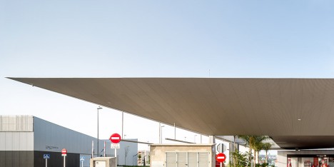 Bus station in Santa Pola, Spain designed by Manuel Lillo and Emilio Vicedo