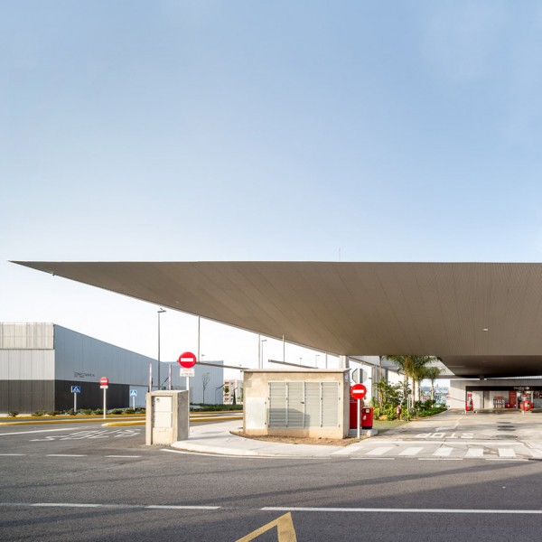 Bus station in Santa Pola, Spain designed by Manuel Lillo and Emilio Vicedo