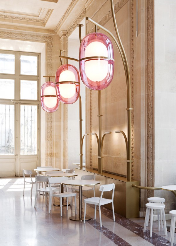 Café Mollien at the Louvre by Mathieu Lehanneur