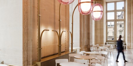 Café Mollien at the Louvre by Mathieu Lehanneur