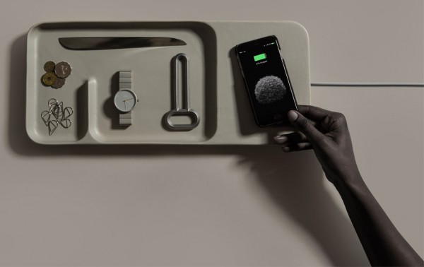 Ceramic Charge Tray's by Benjamin Hubert's brand Layer let you wirelessly charge your smartphone