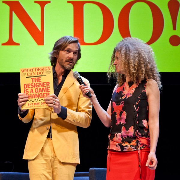 Richard van der Laken on stage at WDCD2014