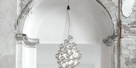 Daniel Rybakken and Francisco Gomez Paz create dramatic chandeliers for Luceplan