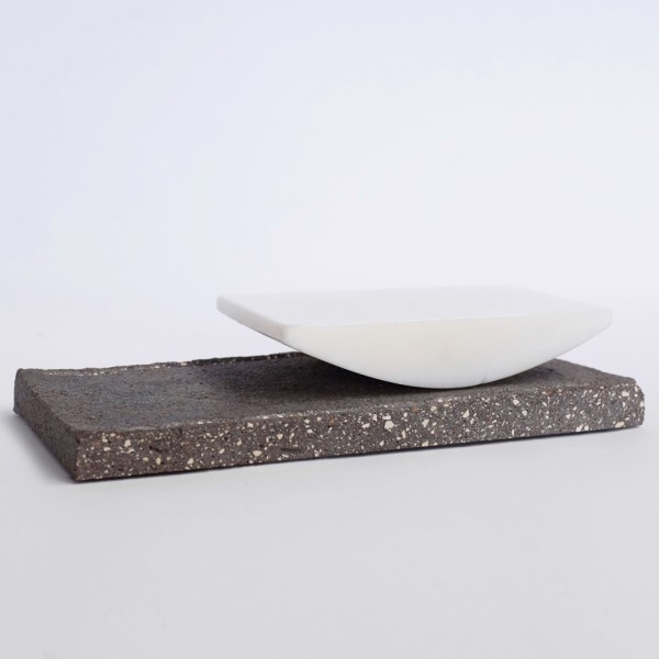 Marble and stone grinder designed by Laetitia De Allegri and Matteo Fogale
