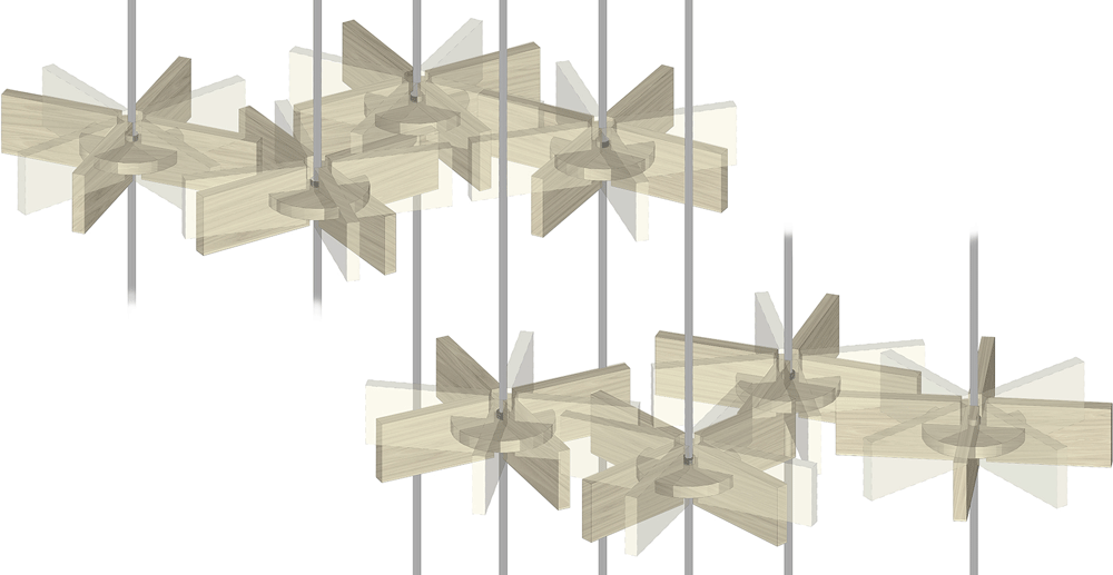 This years Triumph Pavilion by Five Line Projects is based on the theme Energy