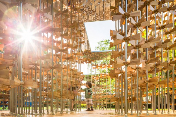This years Triumph Pavilion by Five Line Projects is based on the theme Energy