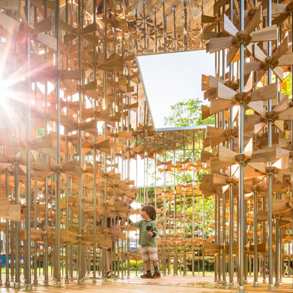 This years Triumph Pavilion by Five Line Projects is based on the theme Energy