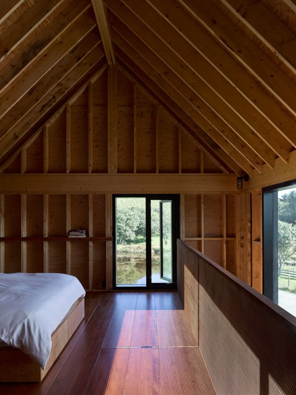 Enough house weathering steel cabin in Nova Scotia by Brian Mackay Lyons