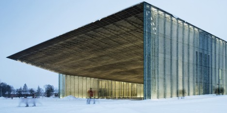 Estonian National Museum by DGT appears to take off from the end of a disused runway