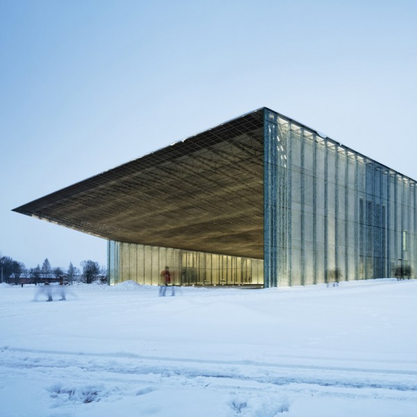 Estonian National Museum by DGT appears to take off from the end of a disused runway