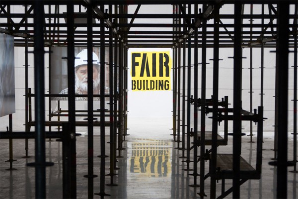 Fair building exhibition and installation at the Polish pavilion for the Venice Architecture Biennale 2016. Photograph by Maciej Jelonek