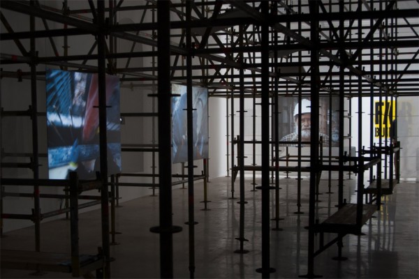 Fair building exhibition and installation at the Polish pavilion for the Venice Architecture Biennale 2016. Photograph by Maciej Jelonek
