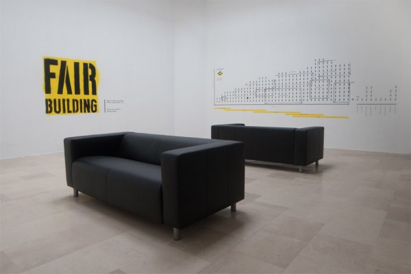 Fair building exhibition and installation at the Polish pavilion for the Venice Architecture Biennale 2016. Photograph by Maciej Jelonek