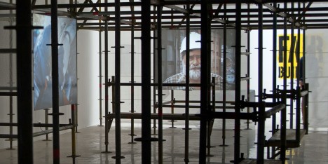 Fair building exhibition and installation at the Polish pavilion for the Venice Architecture Biennale 2016. Photograph by Maciej Jelonek