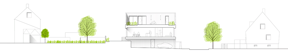 Flying Box Villa by 2A Design, residential architecture in Rennes, France