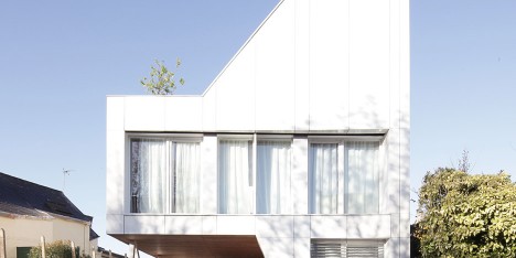 Flying Box Villa by 2A Design, residential architecture in Rennes, France