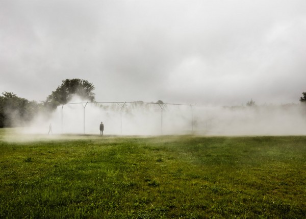 Fog Assembly by Olafur Eliasson at the Palace of Versailles, France