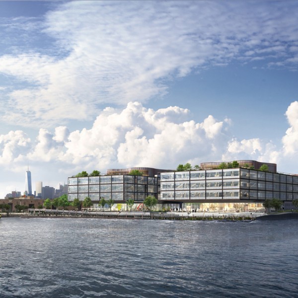 Foster + Partners' waterfront office development for Red Hook, Brooklyn