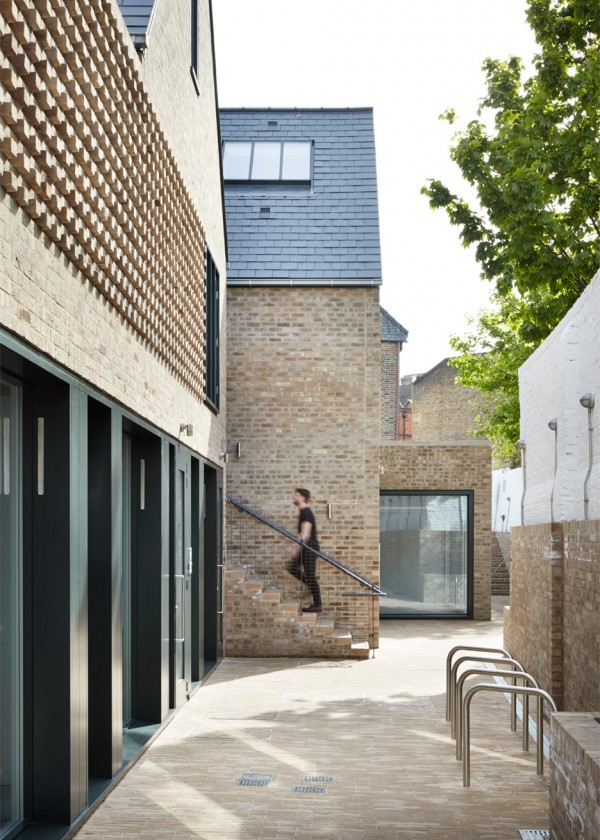 Foundry Mews housing and mixed-use architecture in Barnes, London, UK by Project Orange