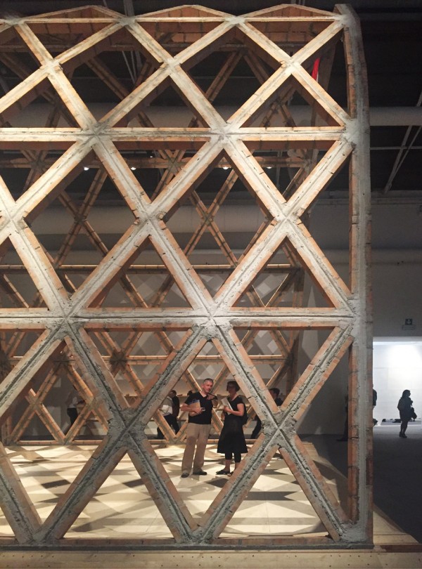 Gabinete de Arquitectura's arch in the Giardini's Central Pavilion for the Venice Architecture Biennale 2016