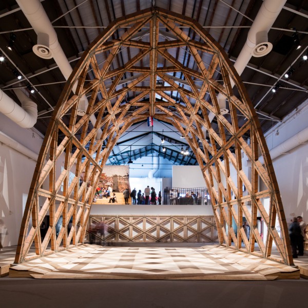 Gabinete de Arquitectura's arch in the Giardini's Central Pavilion for the Venice Architecture Biennale 2016