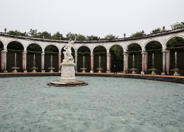 Glacial Rock Flour Garden by Olafur Eliasson at the Palace of Versailles, France