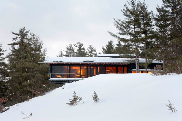 Go Home Cabin, holiday home architecture in Ontario, Canada by Ian Macdonald Architect