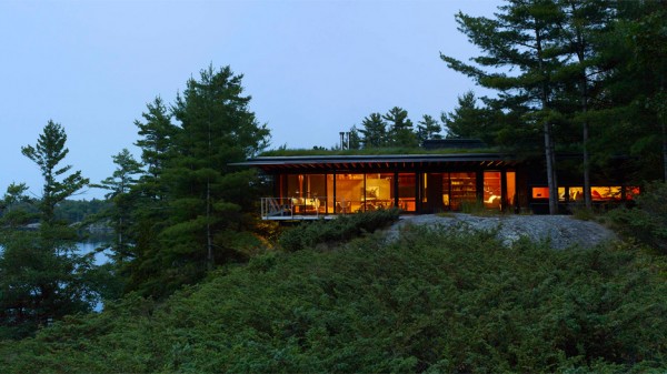 Go Home Cabin, holiday home architecture in Ontario, Canada by Ian Macdonald Architect