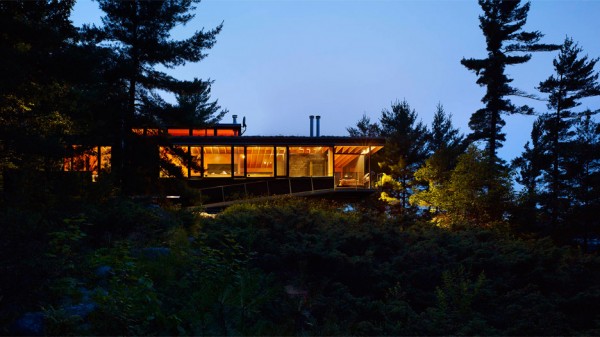 Go Home Cabin, holiday home architecture in Ontario, Canada by Ian Macdonald Architect