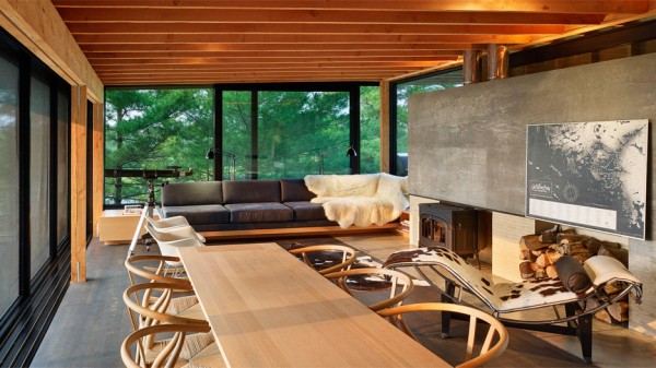 Go Home Cabin, holiday home architecture in Ontario, Canada by Ian Macdonald Architect