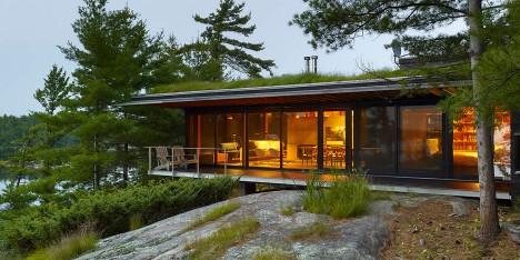 Go Home Cabin, holiday home architecture in Ontario, Canada by Ian Macdonald Architect