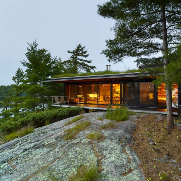 Go Home Cabin, holiday home architecture in Ontario, Canada by Ian Macdonald Architect