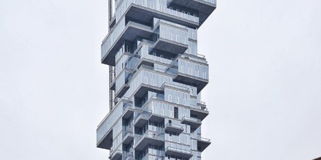 Herzog & de Meuron's 56 Leonard "Jenga tower" nears completion in New York