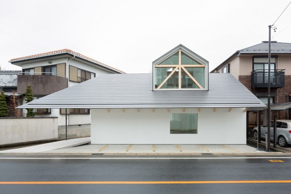 House with dormer window, Japan by Hiroki Tominaga