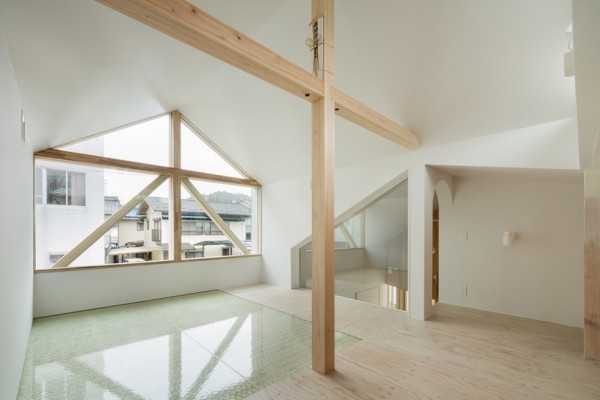 House with dormer window, Japan by Hiroki Tominaga