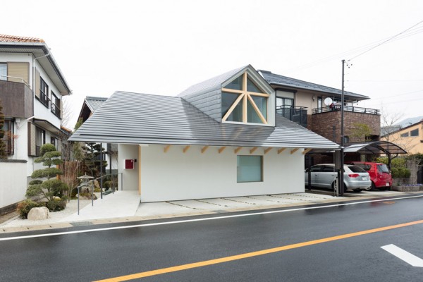 House with dormer window, Japan by Hiroki Tominaga