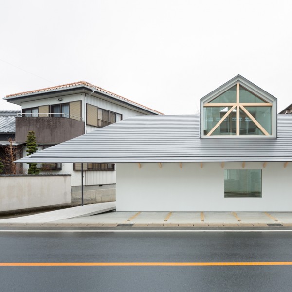 House with dormer window, Japan by Hiroki Tominaga