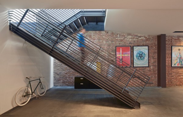Hybrid Design graphic design office interior by Terry & Terry Architecture in San Francisco, USA