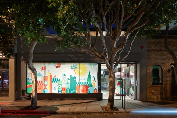 Hybrid Design graphic design office interior by Terry & Terry Architecture in San Francisco, USA