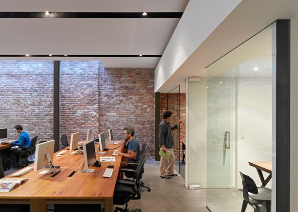 Hybrid Design graphic design office interior by Terry & Terry Architecture in San Francisco, USA