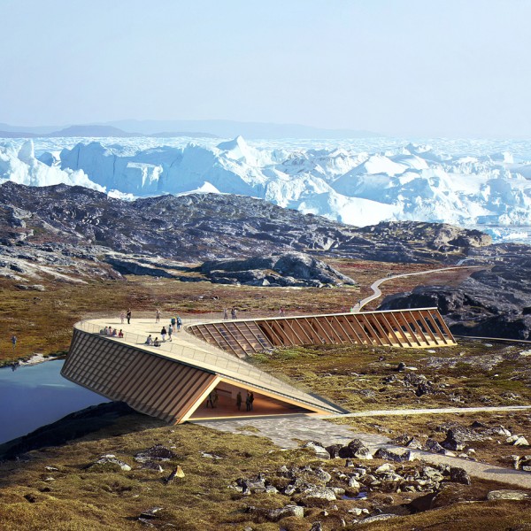 Danish studio Dorte Mandrup reveal climate change centre in Greenland