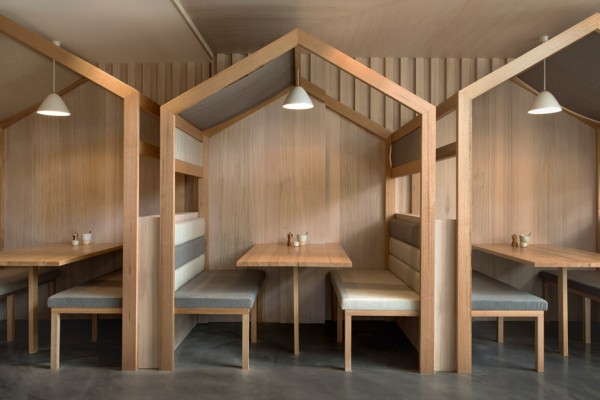 The Kitty Burns restaurant in Melbourne by Biasol Design Studio